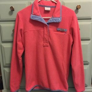 Pink Columbia PFG pullover Sz Medium